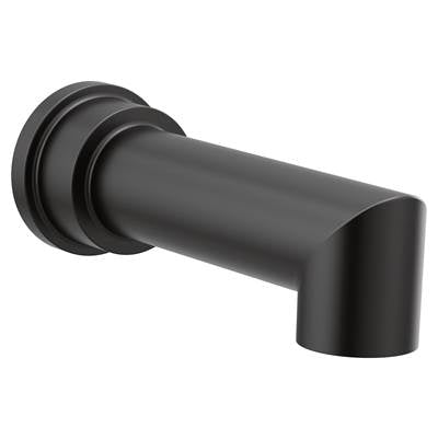 Moen S16900BL- Arris 1/2-Inch Slip Fit Connection Non-Diverting Tub Spout, Matte Black