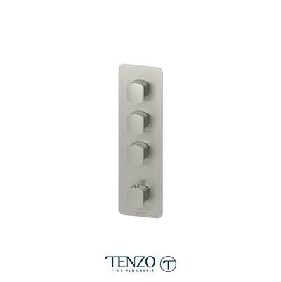 Tenzo F-DET43-BN- Extenza Valve Trims Delano Thermo. 3 Functions Brushed Nickel