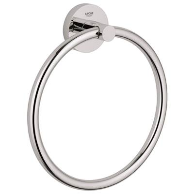 Grohe 40365001- Essentials Towel Ring | FaucetExpress.ca