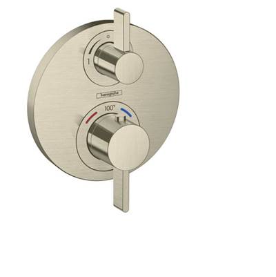 Hansgrohe 15757821- Round Thermostatic Trim With Volume Control - FaucetExpress.ca