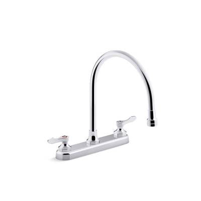 Kohler 810T70-4AHA-CP- Triton® Bowe® 1.5 gpm kitchen sink faucet with 9-5/16'' gooseneck spout, aerated flow and lever handles | FaucetExpress.ca