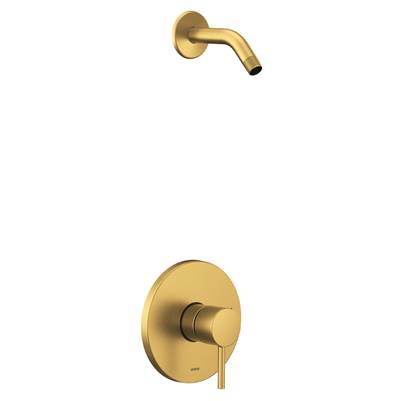 Moen UT2192NHBG- Align M-Core 2-Series 1-Handle Shower Trim Kit In Brushed Gold (Valve Sold Separately)