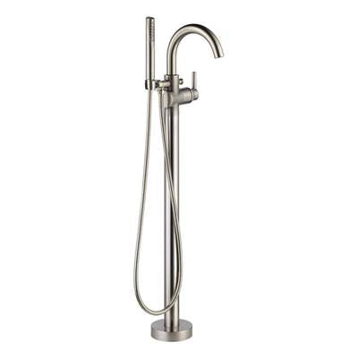 Delta T4759-SSFL- Delta Trinsic Floor Mount Free Standing Tub Filler Trim | FaucetExpress.ca