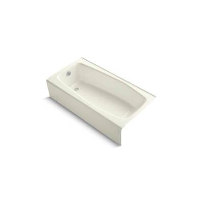 Kohler 715-96- Villager® 60'' x 30'' alcove bath with integral apron and left-hand drain | FaucetExpress.ca