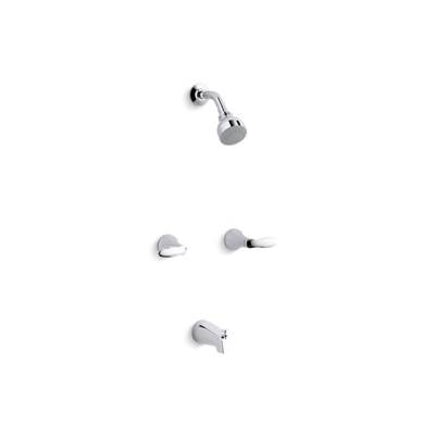 Kohler T15201-4-CP- Coralais® bath/shower trim set with lever handles, valve not included | FaucetExpress.ca