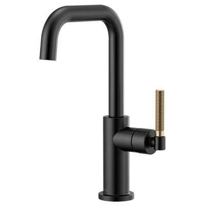 Brizo 61053LF-BLGL- Square Spout Bar, Knurled Handle | FaucetExpress.ca