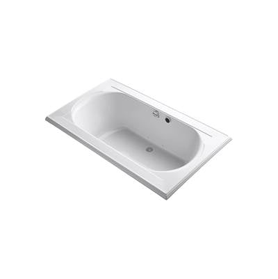 Kohler 1418-GH-0- Memoirs 72-in X 42-in Heated Bubblemassage Air Bath With Center Rear Drain | FaucetExpress.ca