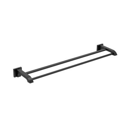 Riobel ZO6BK- 60 Cm (24") Double Towel Bar - FaucetExpress.ca
