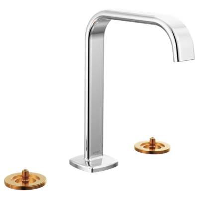 Brizo 65368LF-PCLHP-ECO- Widespread Square Spout (1.2 Gpm)