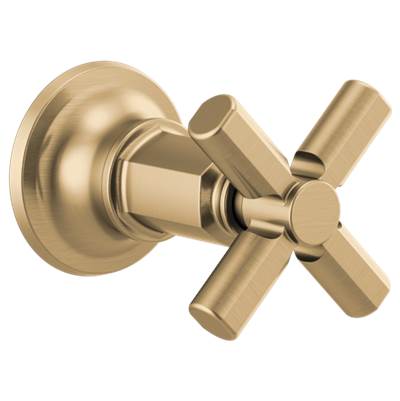 Brizo T66678-GL- Sensori Volume Control Trim With Cross Handle | FaucetExpress.ca