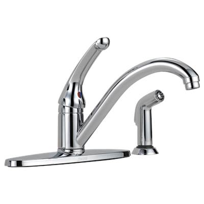 Delta 436-DST- Single Handle Kitchen Faucet- W/Side Sprayer | FaucetExpress.ca