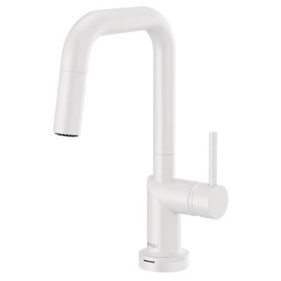 Brizo 64965LF-MWLHP- Odin SmartTouch Pull-Down Prep Kitchen Faucet with Square Spout - Handle Not Included