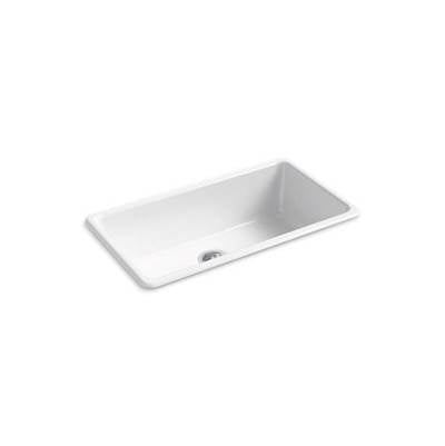 Kohler 5707-0- Iron/Tones® 33'' x 18-3/4'' x 9-5/8'' Top-mount/undermount single-bowl kitchen sink | FaucetExpress.ca