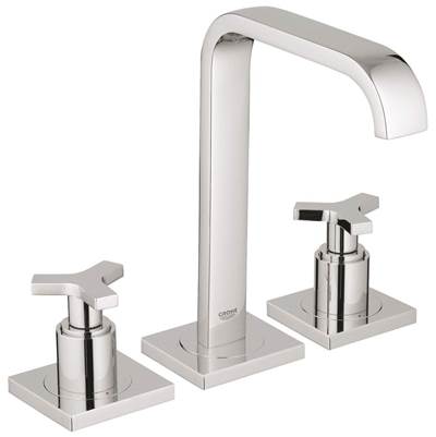 Grohe 2014800A- Grohe Allure 3-hole lavatory wideset, cross handles | FaucetExpress.ca