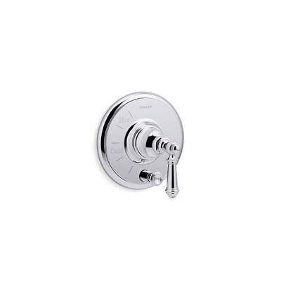 Kohler T72768-4-CP- Artifacts® Rite-Temp(R) pressure-balancing valve trim with push-button diverter and lever handle | FaucetExpress.ca