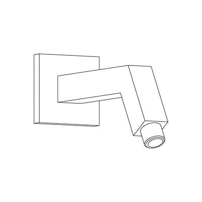 Aqualem WR0705-MB- 7'' Wall-mounted Shower Arm - FaucetExpress.ca