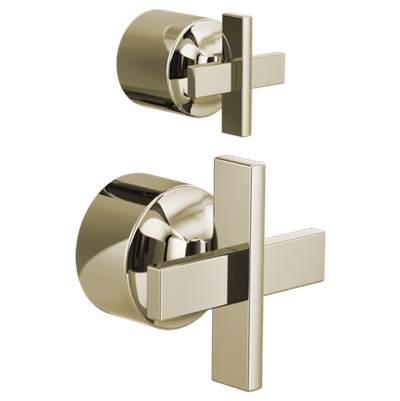 Brizo HX75P98-PN- Pressure Balance Valve With Diverter Trim Handle Kit - Cross | FaucetExpress.ca