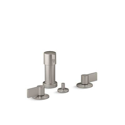 Kohler 77983-4-BN- Components(TM) widespread bidet faucet with Lever handles | FaucetExpress.ca