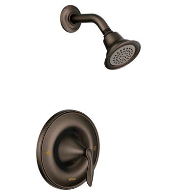Moen T2132EPORB- Eva 1-Handle Posi-Temp Shower Only Trim Kit with Eco-Performance Showerhead in Oil Rubbed Bronze (Valve Not Included)