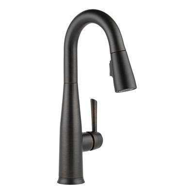 Delta 9913T-RB-DST- Single Handle Pull-Down Bar/Prep Faucet With Touch2O | FaucetExpress.ca