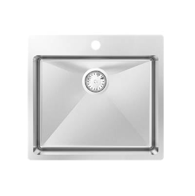 Zomodo MOC508T- Montego Single Sink - Tap Ledge, 18ga, R15 - FaucetExpress.ca