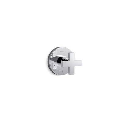 Kohler T73135-3-CP- Composed® volume control valve trim with cross handle | FaucetExpress.ca