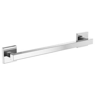 Brizo 69480-PC- Contemporary Square Decorative Ada Grab Bar - 18''