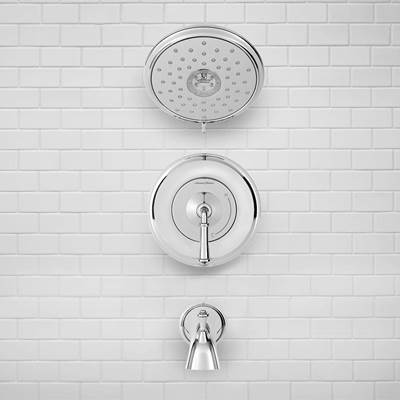 American Standard TU052508.002- Delancey 1.8 Gpm/6.8 L/Min Tub And Shower Trim Kit With Water-Saving 4-Function Showerhead And Lever Handle