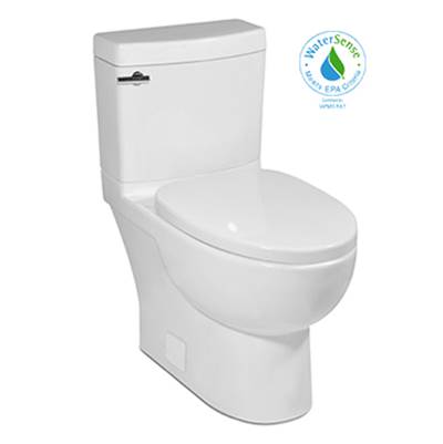Icera 6325.028.01- Malibu II 2P HET CEL Toilet White 12-in Rough (Tank) | FaucetExpress.ca