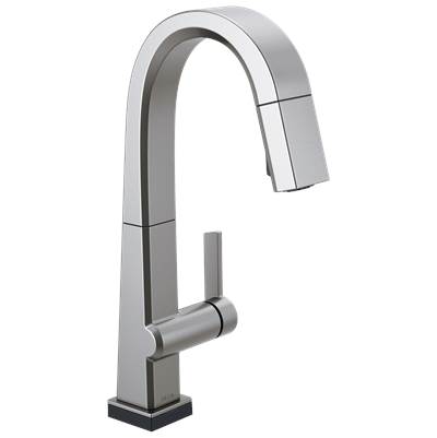 Delta 9993T-AR-DST- Single Handle Pull Down Bar/Prep Faucet With Touch2O Technol | FaucetExpress.ca