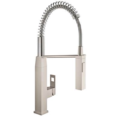 Grohe 31401DC0- Eurocube Profi, sem-pro medium faucet, square | FaucetExpress.ca