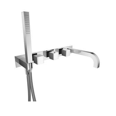 Isenberg 150.2691CP- Wall Mount Tub Filler With Hand Shower | FaucetExpress.ca