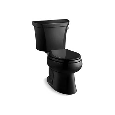 Kohler 3531-RA-7- Wellworth® Classic Classic two-piece elongated 1.0 gpf toilet with Pressure Lite(R) flush technology and right-hand trip lever, less seat | FaucetExpress.ca