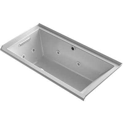 Kohler 1167-XHGHL-95- Underscore Rectangle 60-in X 30-in Heated Bubblemassage Air Bath With Whirlpool, Alcove, Left Drain | FaucetExpress.ca