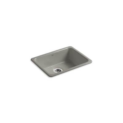 Kohler 6585-K4- Iron/Tones® 24-1/4'' x 18-3/4'' x 8-1/4'' Top-mount/undermount single-bowl kitchen sink | FaucetExpress.ca