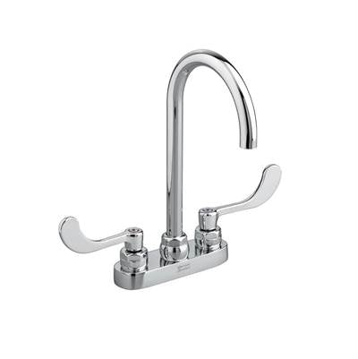 American Standard 7500160.002- Monterrey 4-Inch Centerset Gooseneck Faucet With 6-Inch Wrist Blade Handles 1.5 Gpm/5.7 Lpm