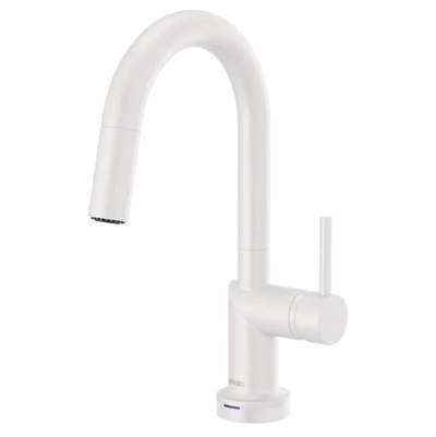 Brizo 64975LF-MWLHP- Odin SmartTouch Pull-Down Prep Kitchen Faucet with Arc Spout - Handle Not Included