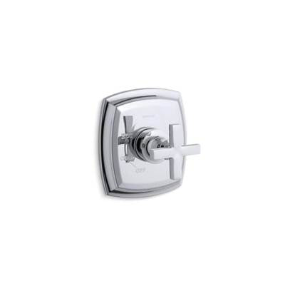 Kohler TS16235-3-CP- Margaux® Rite-Temp(R) valve trim with cross handle | FaucetExpress.ca