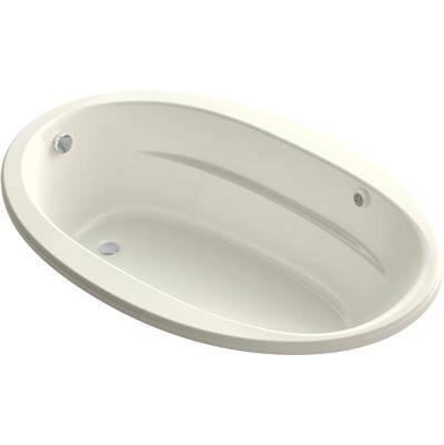 Kohler 6347-GHW-96- Sunward 66-in X 42-in Heated Bubblemassage Air Bath With Bask, Reversible Drain | FaucetExpress.ca