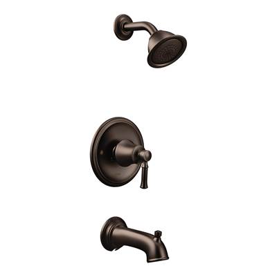 Moen T2183EPORB- Posi-Temp WaterSense 1-Handle Wall-Mount Tub and Shower Faucet Trim Kit in Oil Rubbed Bronze (Valve Not Included)