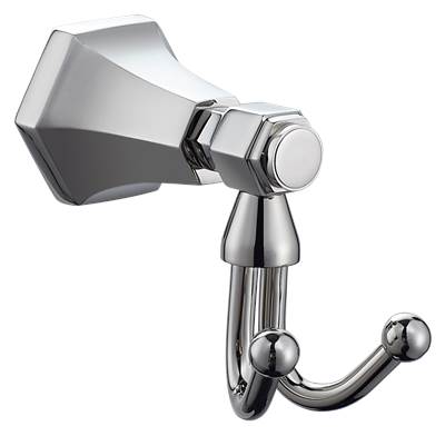 Aqualem GJ1008-PN- Double Robe Hook - FaucetExpress.ca