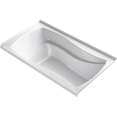 Kohler 1224-GHRW-0- Mariposa® 66'' x 36'' integral flange Heated BubbleMassage air bath with Bask® heated surface and right-hand drain | FaucetExpress.ca