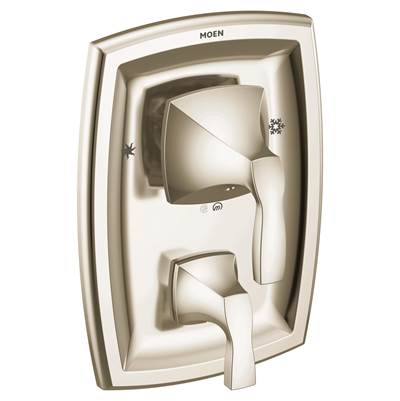 Moen T2690NL- Voss Posi-Temp with Built-in 3-Function Transfer Valve Trim Kit, Valve Required, Polished Nickel