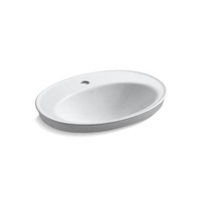 Kohler 2075-1-0- Serif® Drop-in bathroom sink with single faucet hole | FaucetExpress.ca