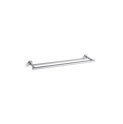 Kohler 14375-CP- Purist® 24'' Double towel bar | FaucetExpress.ca