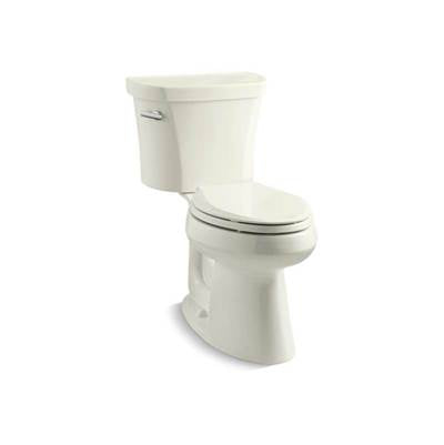 Kohler 3949-U-96- Highline® Comfort Height® Two-piece elongated 1.28 gpf chair height toilet with insulated tank and 14'' rough-in | FaucetExpress.ca