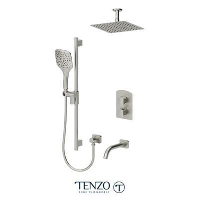 Tenzo DET33-511315-BN- Delano T-Box Kit 3 Functions Thermo Brushed Nickel Finish