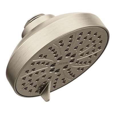 Moen 6512EPBN- Genta 6-Spray 4.5 in. Fixed Eco-Performance Showerhead in Brushed Nickel