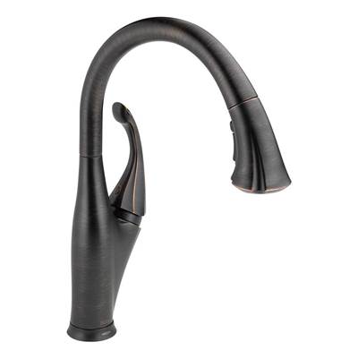 Delta 9192T-RB-DST- Pull Down Kitchen Faucet W/Touch | FaucetExpress.ca