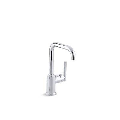 Kohler 7509-CP- Purist® single-hole kitchen sink faucet with 6'' spout | FaucetExpress.ca